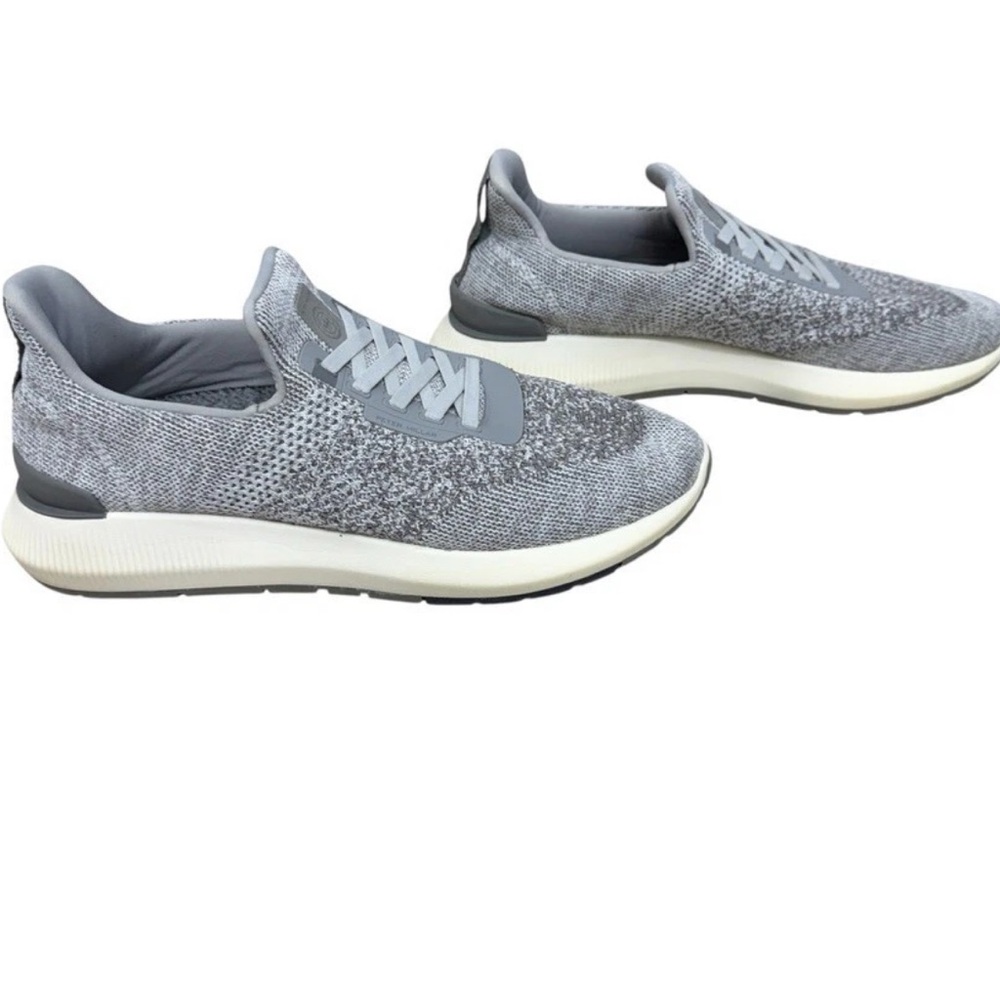 Peter Millar Hyperlight Apollo Gray Knit Men's Sneakers